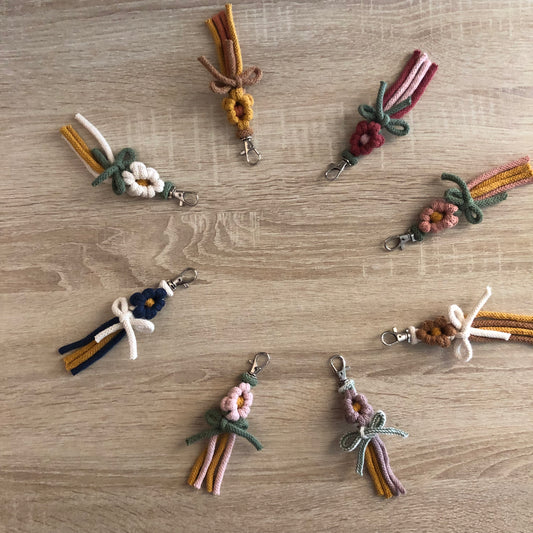 Portachiavi Flower - MacraLu di Ludovica Mazzanti