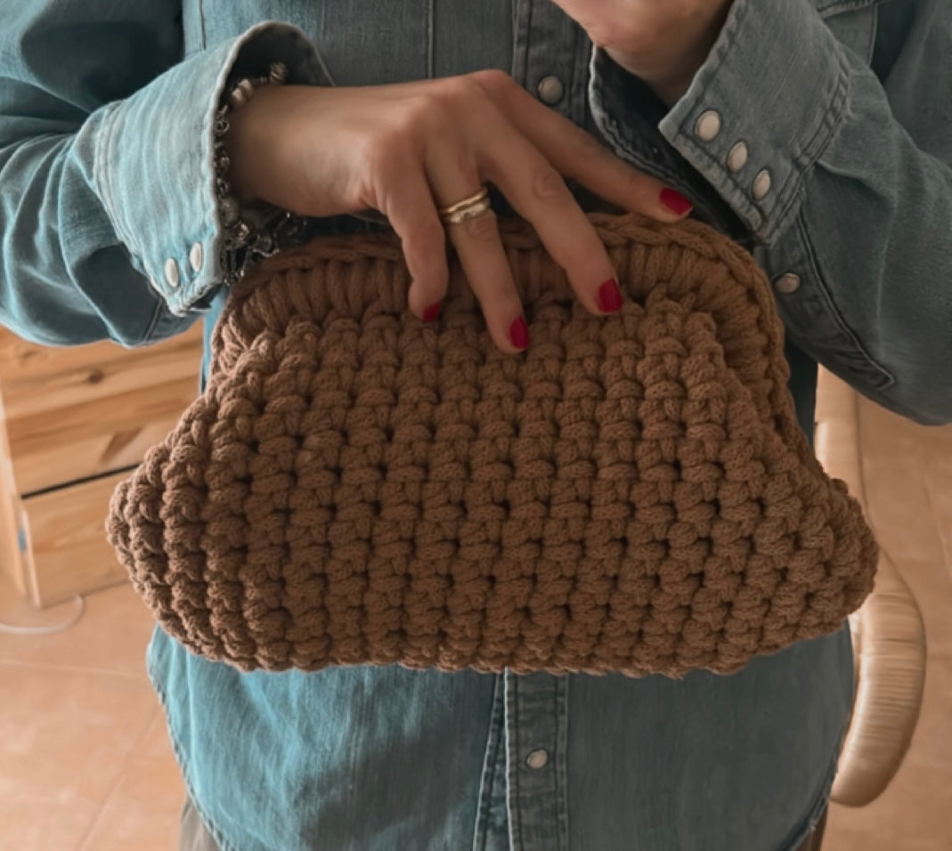 Olga Clutch Bag uncinetto - MacraLu di Ludovica Mazzanti