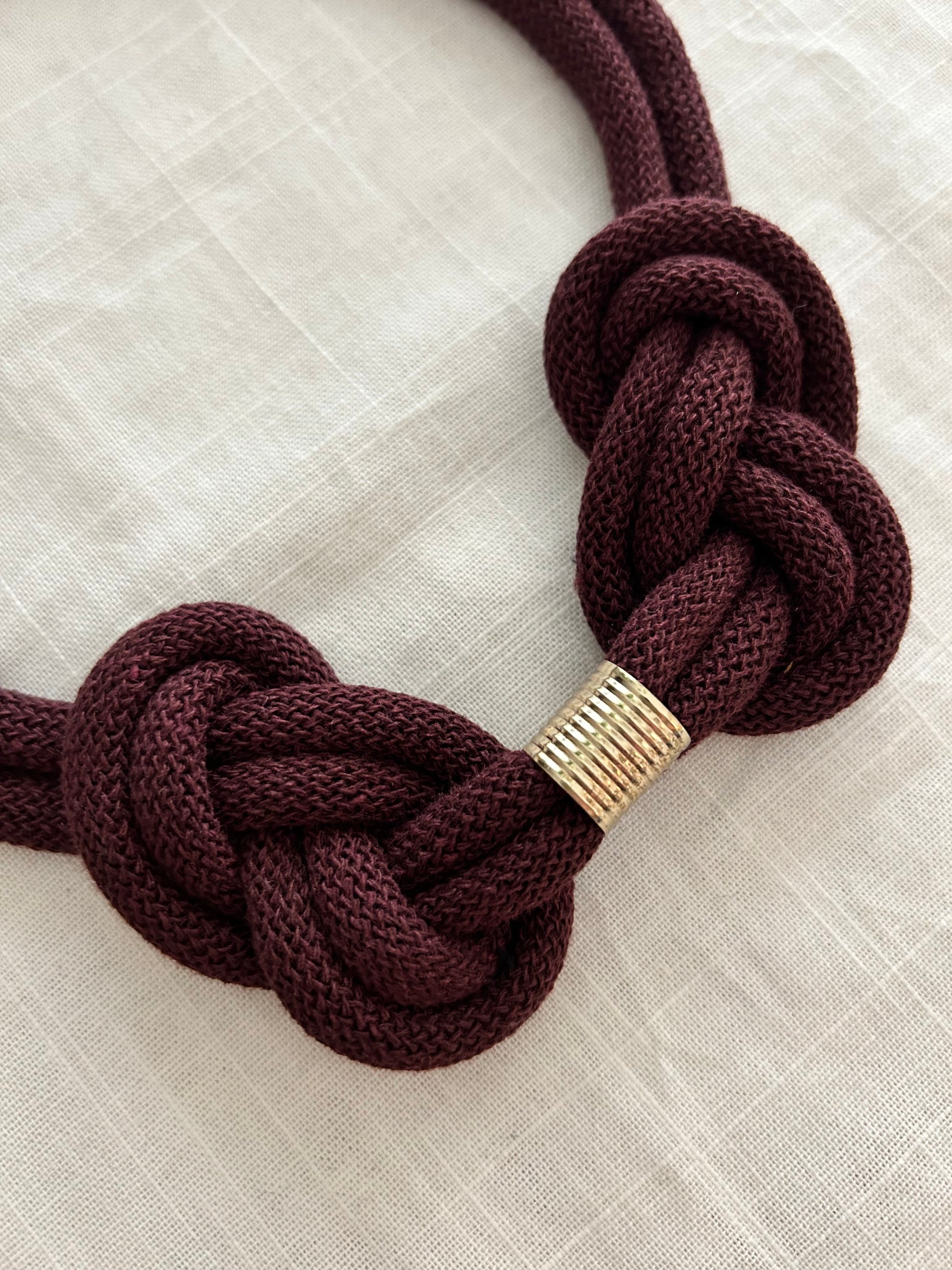 Collane in cotone - MacraLu di Ludovica Mazzanti