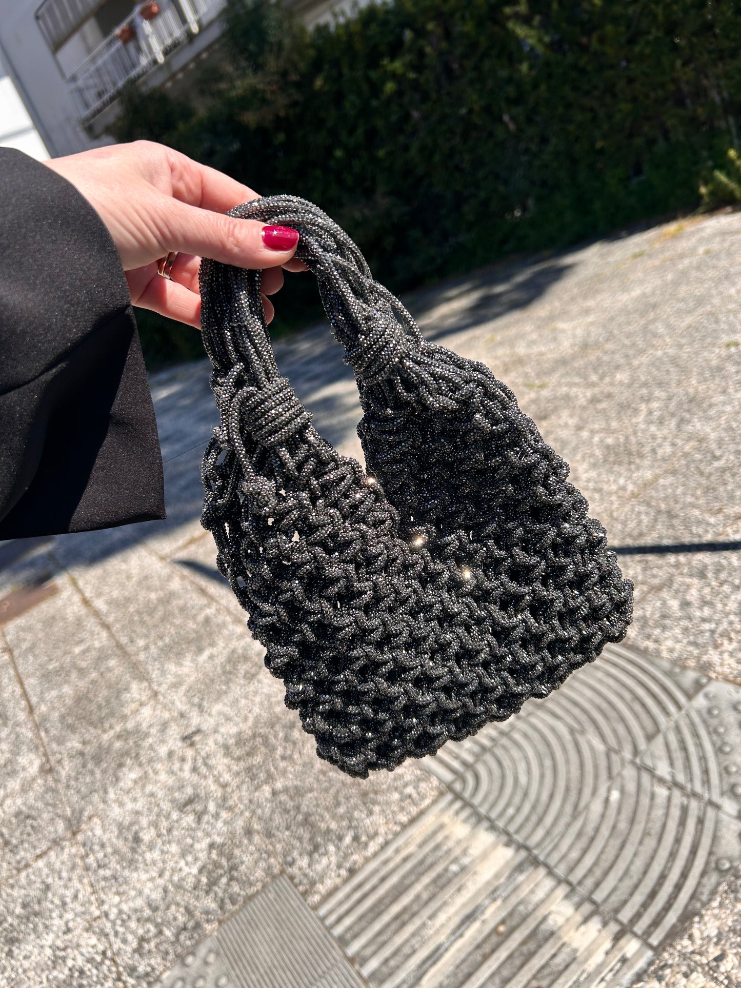 Borsa Infinity Strass • Macramè