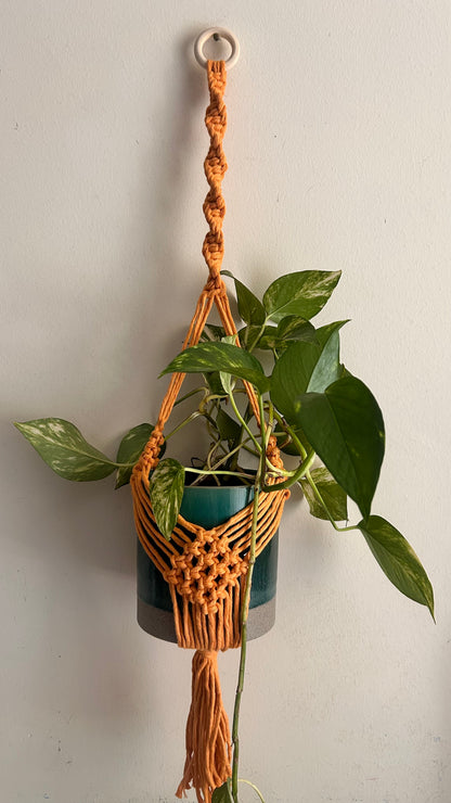 Portavaso in Macramè da Appendere | Portapianta Boho Handmade