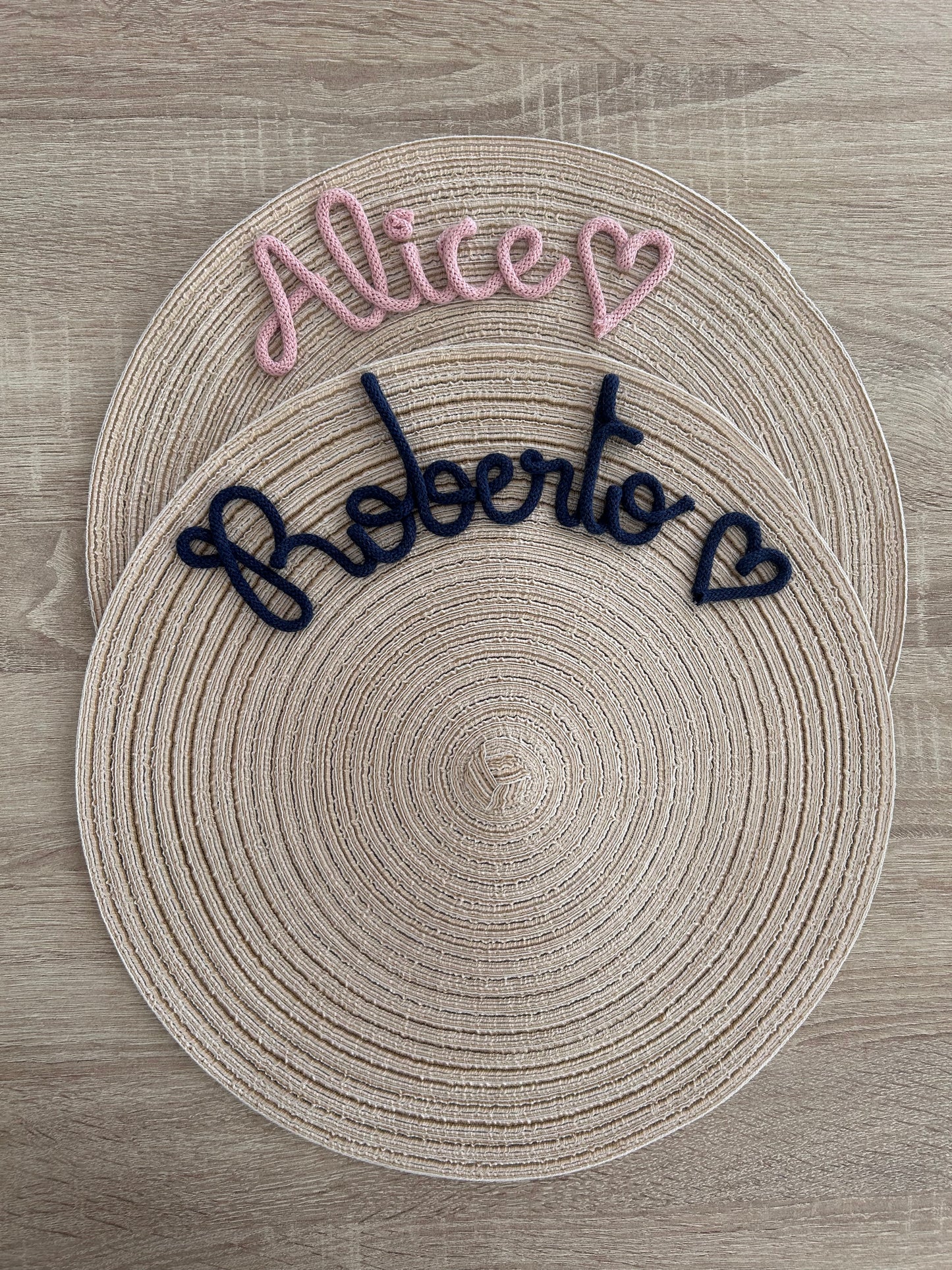 Tovaglietta con nome - MacraLu di Ludovica Mazzanti