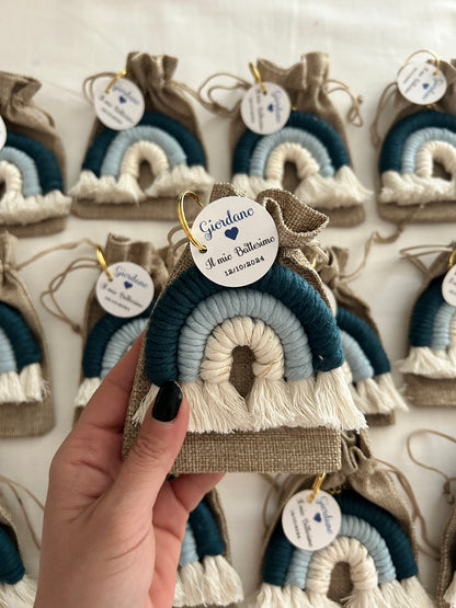 Arcobaleno bomboniera in Macramè - MacraLu di Ludovica Mazzanti