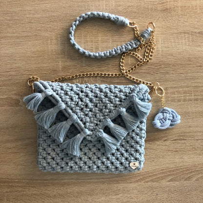 Borsa in Macramè Nuvola - MacraLu di Ludovica Mazzanti