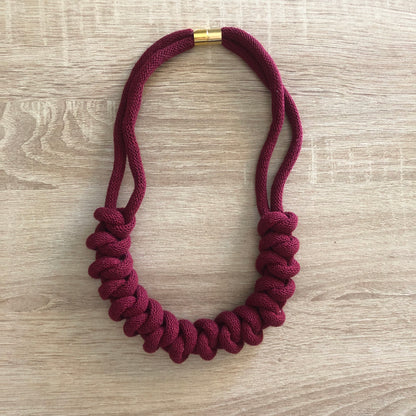 Collane in cotone - MacraLu di Ludovica Mazzanti