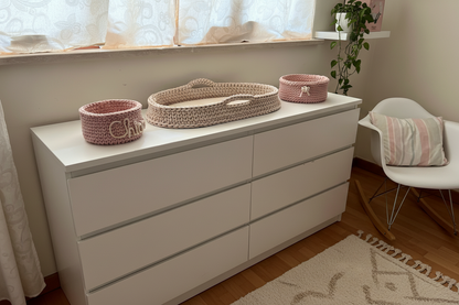 Fasciatoio/cesta con manici • Uncinetto • Baby crochet