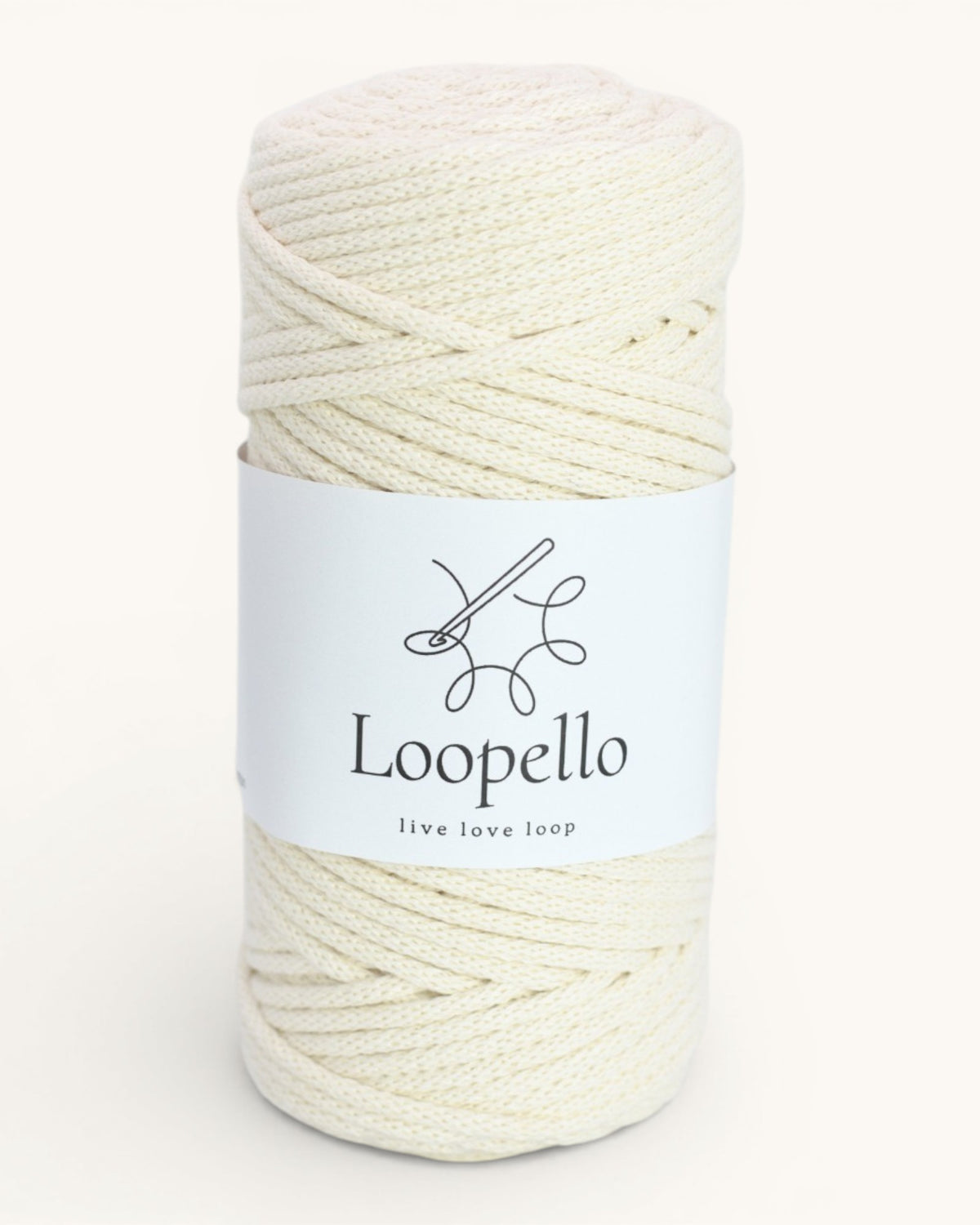 Filati Loopello in cotone intrecciato per macramè e uncinetto