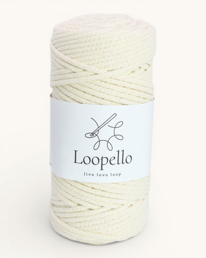 Filati Loopello in cotone intrecciato per macramè e uncinetto