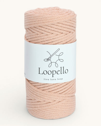 Filati Loopello in cotone intrecciato per macramè e uncinetto