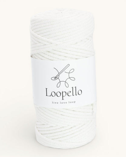 Filati Loopello in cotone intrecciato per macramè e uncinetto