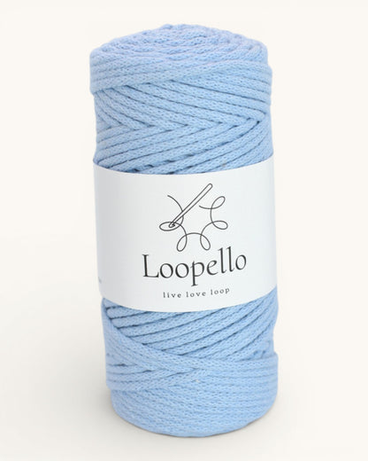 Filati Loopello in cotone intrecciato per macramè e uncinetto