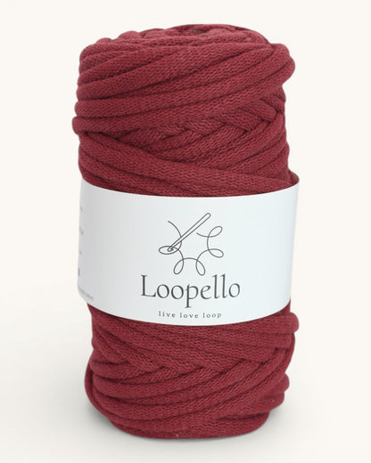Filati Loopello in cotone intrecciato per macramè e uncinetto