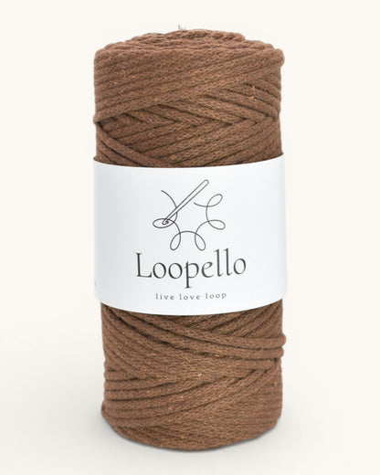 Filati Loopello in cotone intrecciato per macramè e uncinetto