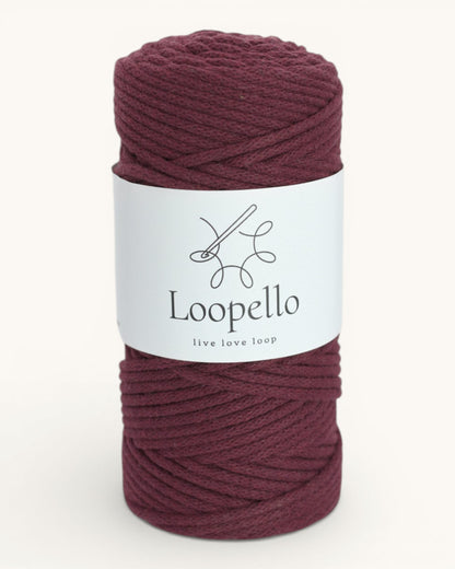 Filati Loopello in cotone intrecciato per macramè e uncinetto