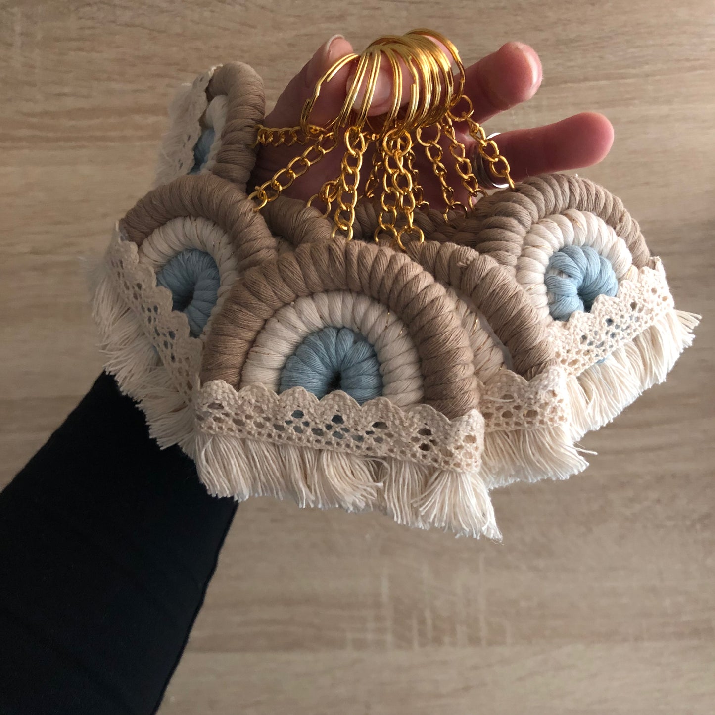 Arcobaleno bomboniera in Macramè - MacraLu di Ludovica Mazzanti