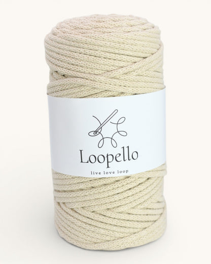 Filati Loopello in cotone intrecciato per macramè e uncinetto
