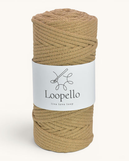Filati Loopello in cotone intrecciato per macramè e uncinetto