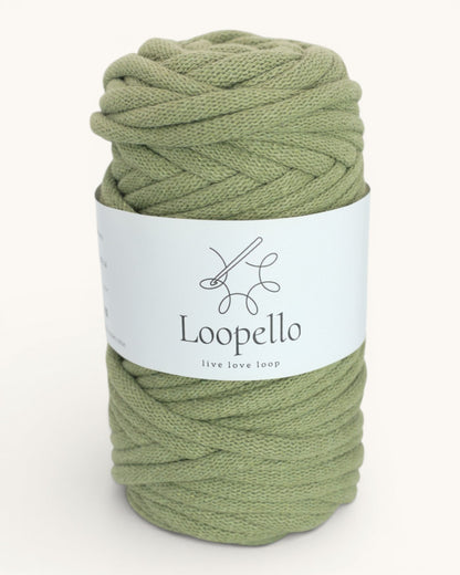Filati Loopello in cotone intrecciato per macramè e uncinetto