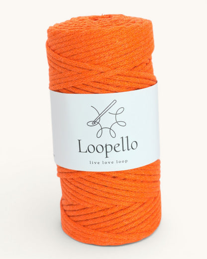 Filati Loopello in cotone intrecciato per macramè e uncinetto
