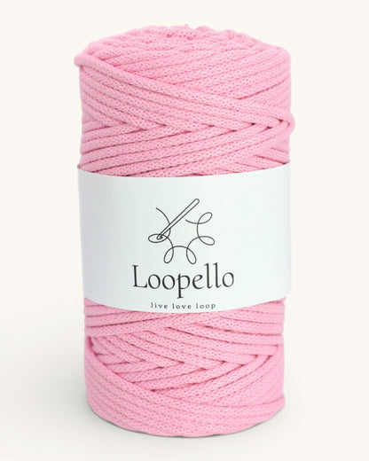 Filati Loopello in cotone intrecciato per macramè e uncinetto