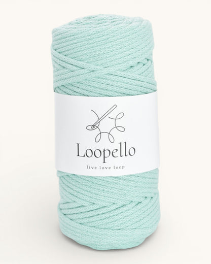 Filati Loopello in cotone intrecciato per macramè e uncinetto