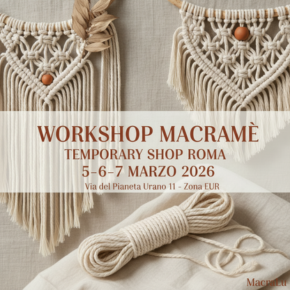 Workshop Macramè Roma - Grafica Completa
