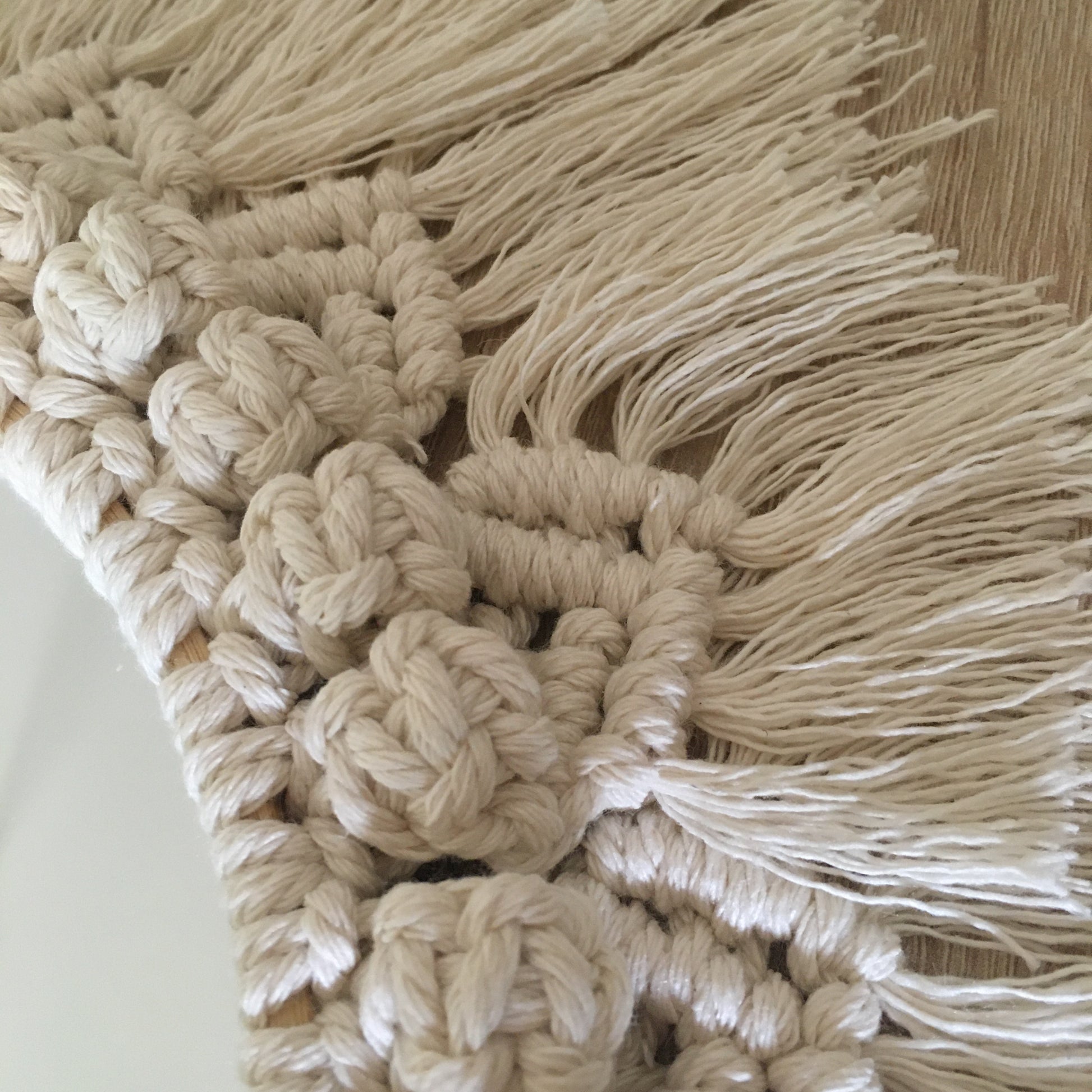 Specchio in Macramè - MacraLu di Ludovica Mazzanti