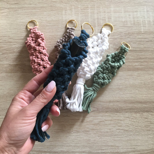 Portarossetto Macramè - MacraLu di Ludovica Mazzanti