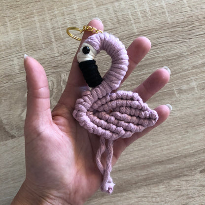 Portachiavi Flamingo - MacraLu di Ludovica Mazzanti