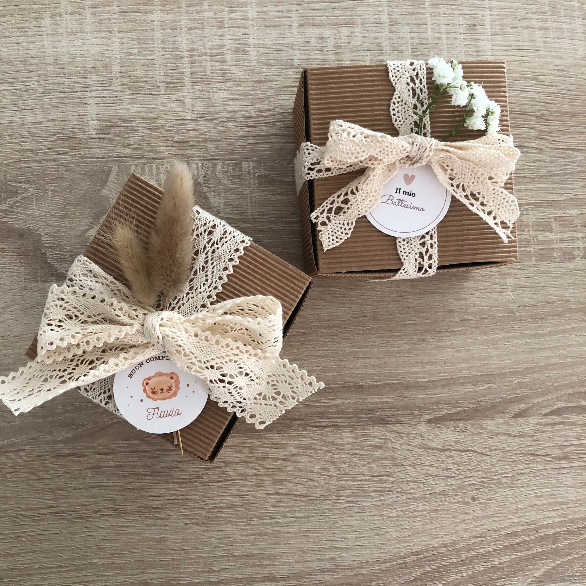 Segnaposto bomboniera gadget nascita nuvola Macramè - MacraLu di Ludovica Mazzanti