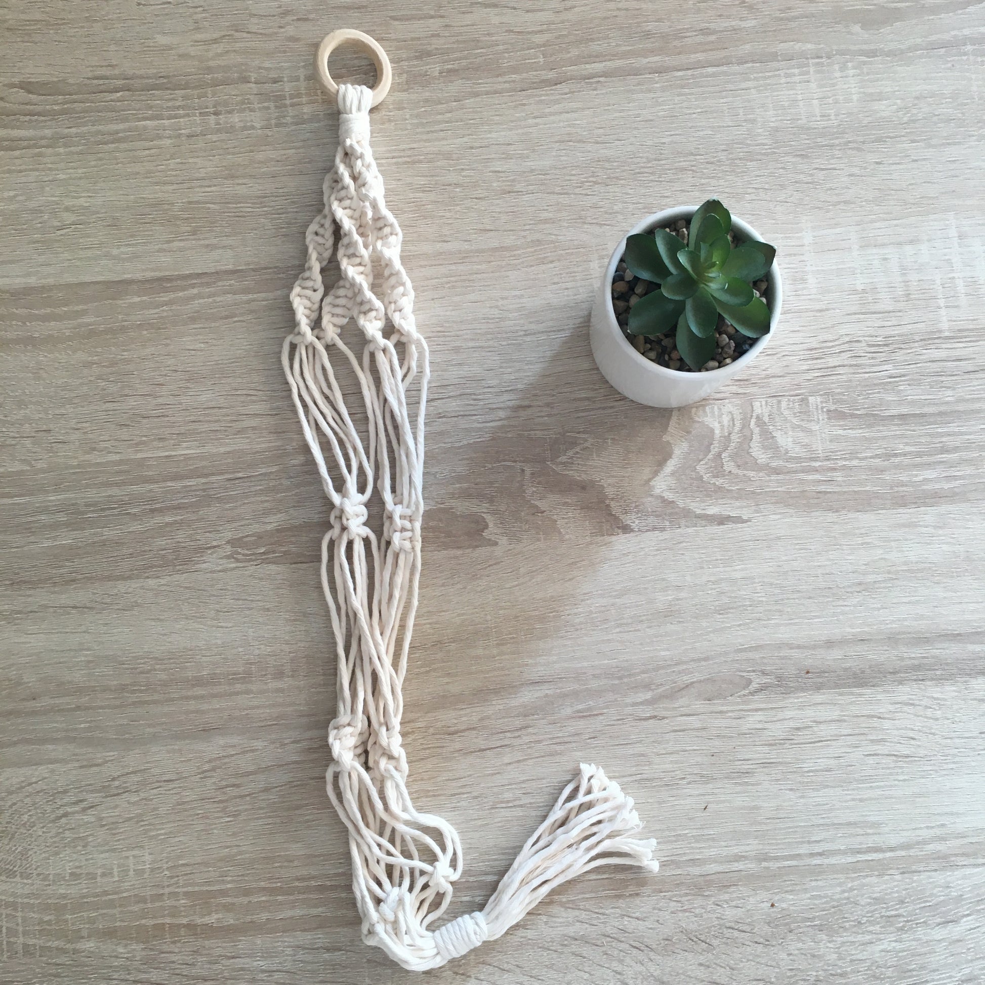 Portavaso in Macramè - MacraLu di Ludovica Mazzanti