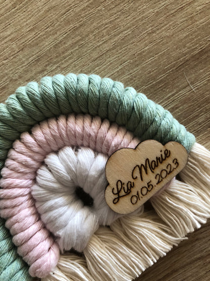 Arcobaleno bomboniera in Macramè - MacraLu di Ludovica Mazzanti