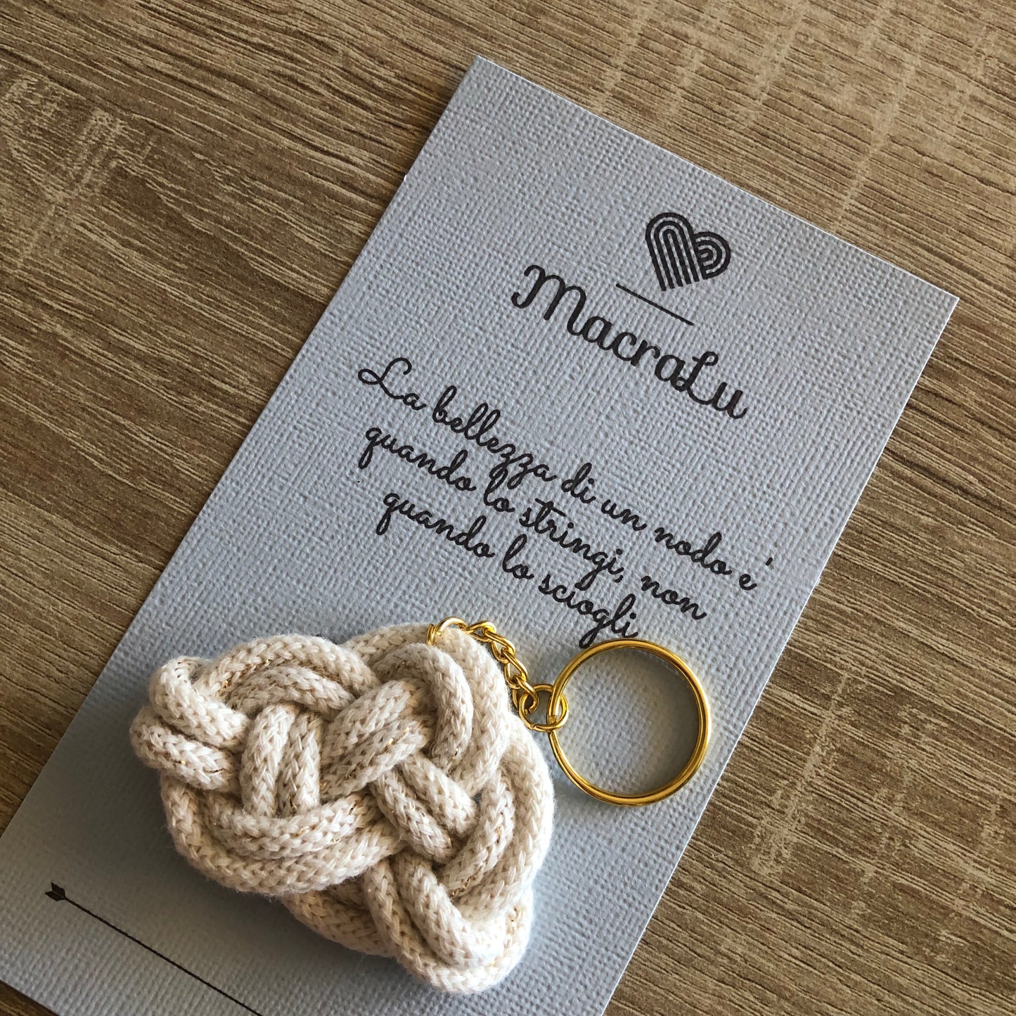 Segnaposto bomboniera gadget nascita nuvola Macramè - MacraLu di Ludovica Mazzanti