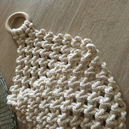 Macramè pods tasca porta accessori - MacraLu di Ludovica Mazzanti