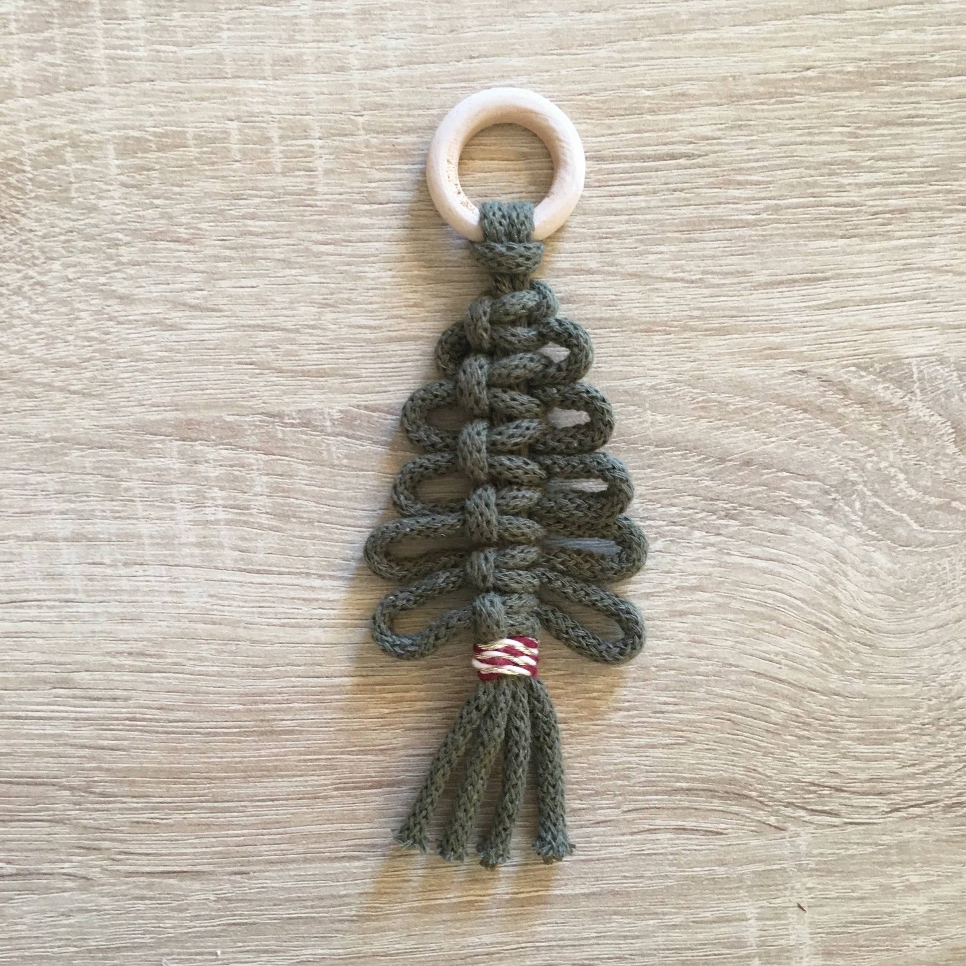 Segnaposto/pallina di Natale Macramè - MacraLu di Ludovica Mazzanti