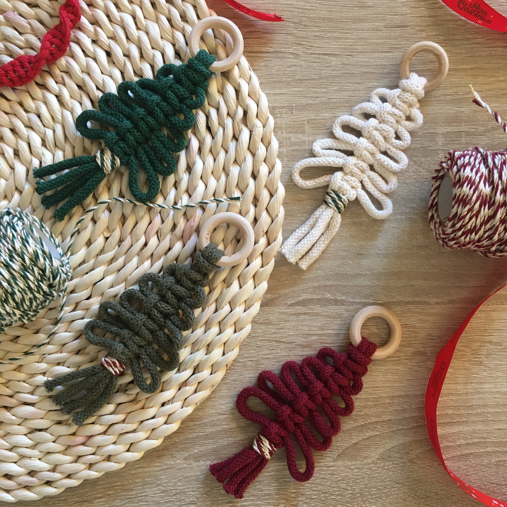Segnaposto/pallina di Natale Macramè - MacraLu di Ludovica Mazzanti