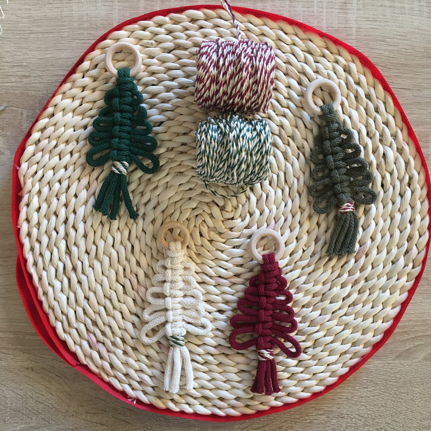 Segnaposto/pallina di Natale Macramè - MacraLu di Ludovica Mazzanti