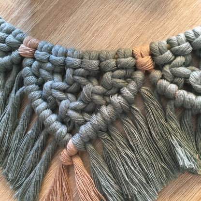 Specchio in Macramè - MacraLu di Ludovica Mazzanti