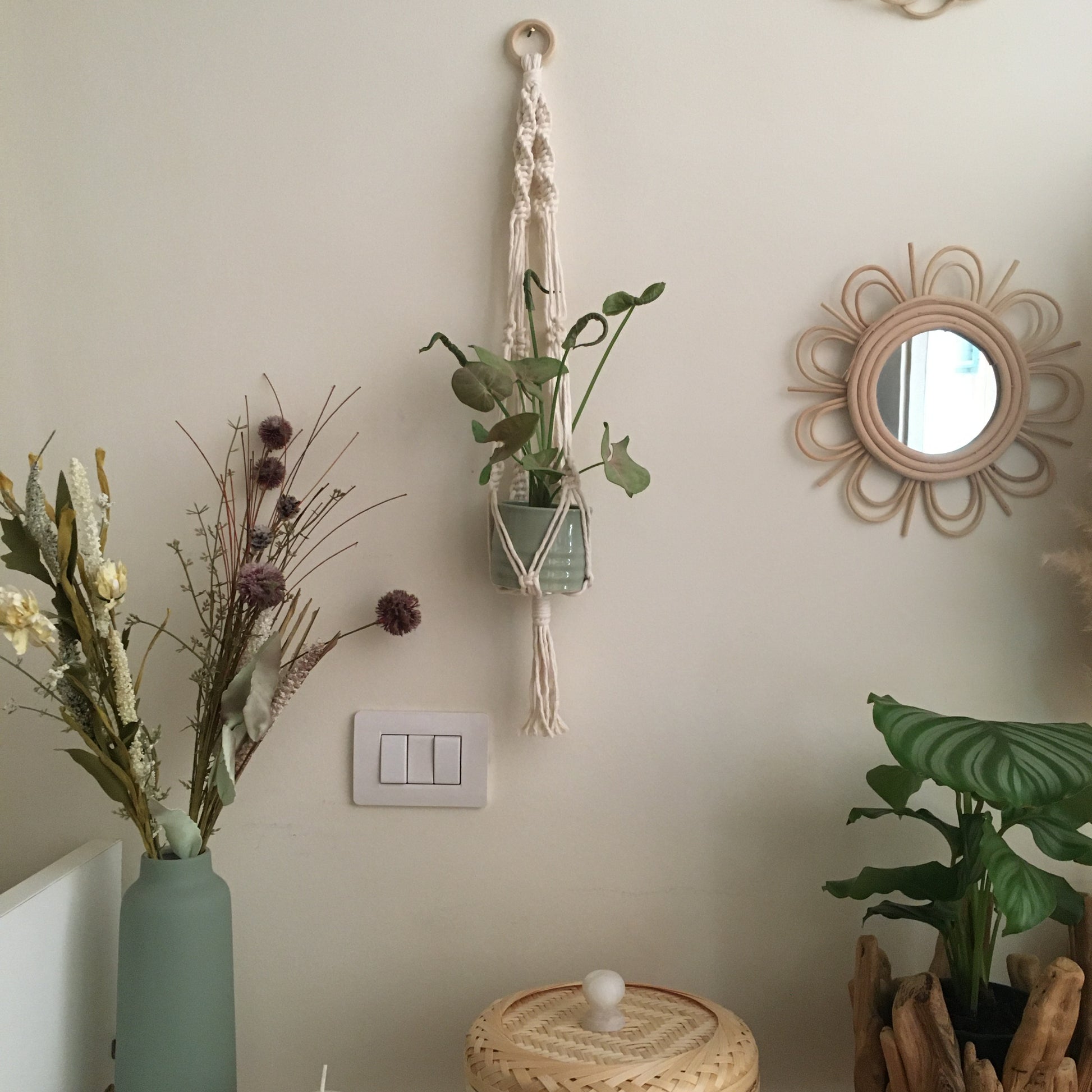 Portavaso in Macramè - MacraLu di Ludovica Mazzanti