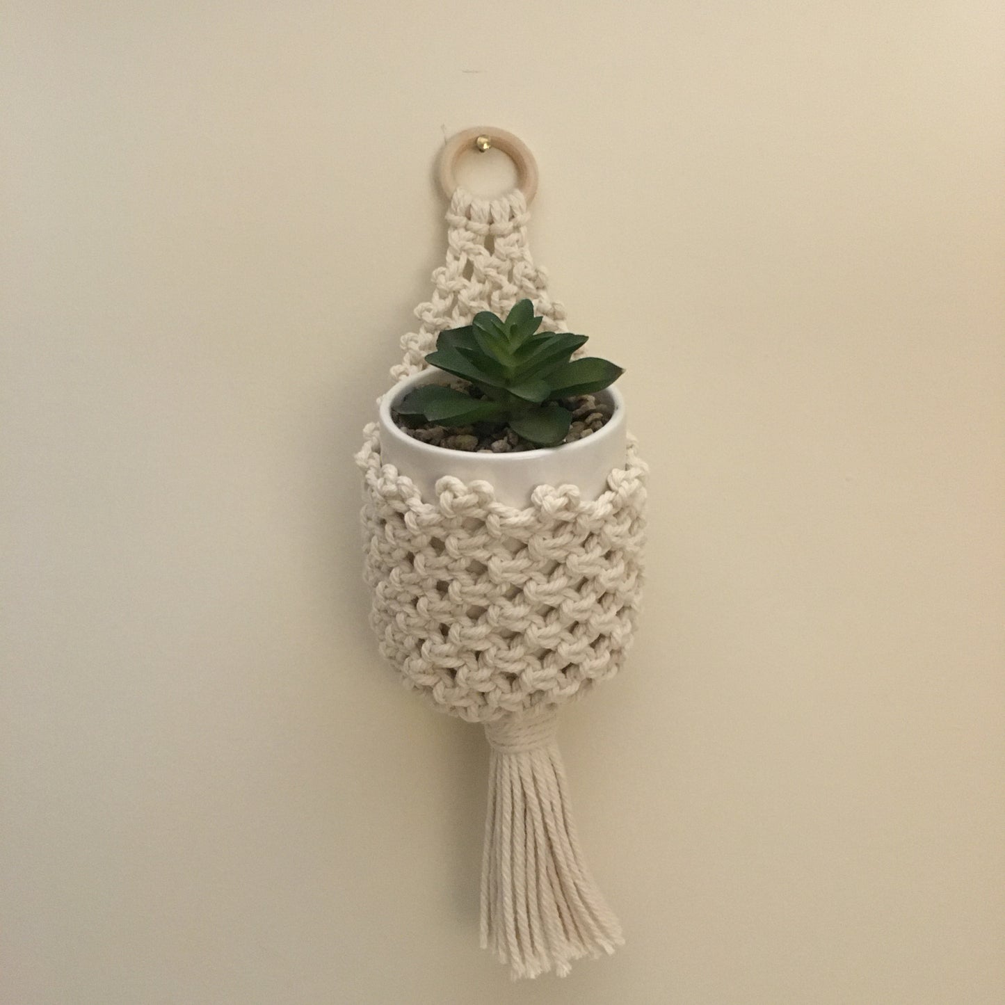 Macramè pods tasca porta accessori - MacraLu di Ludovica Mazzanti