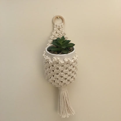 Macramè pods tasca porta accessori - MacraLu di Ludovica Mazzanti