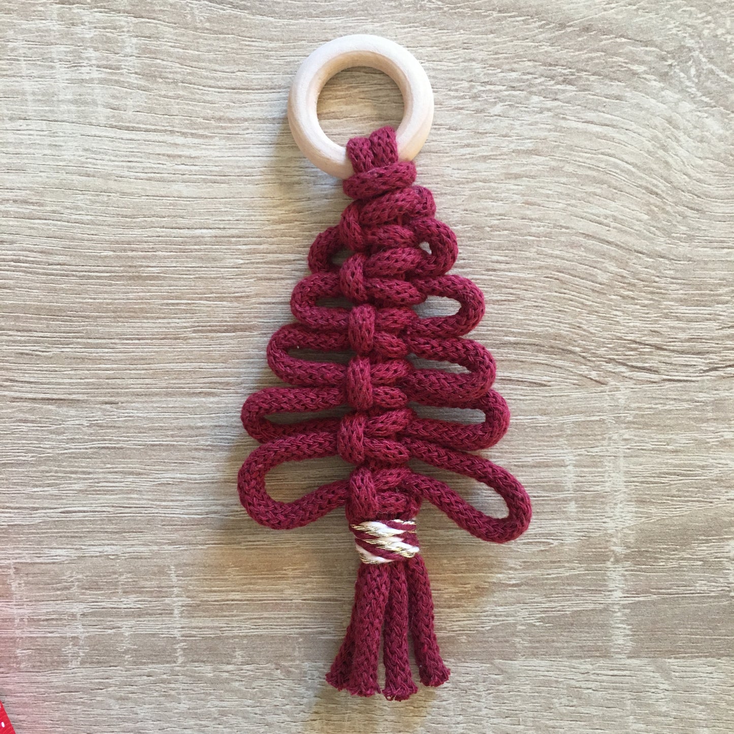 Segnaposto/pallina di Natale Macramè - MacraLu di Ludovica Mazzanti