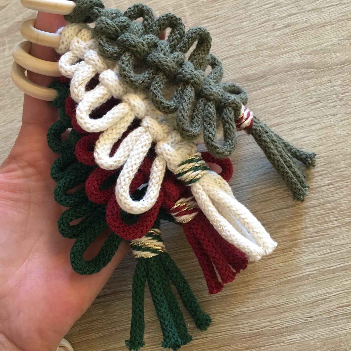 Segnaposto/pallina di Natale Macramè - MacraLu di Ludovica Mazzanti